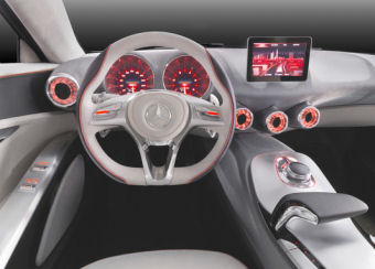 photo mercedes concept a interieur.