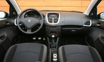 peugeot 206+ 206 plus photo interieur