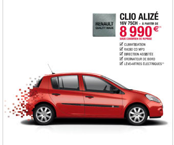 renault clio alize 2012 prix promotion renaultshop